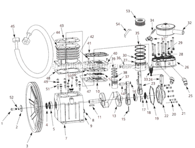 Page A Diagram and Parts List for FP050000AV 2005 Campbell Hausfeld Compressor